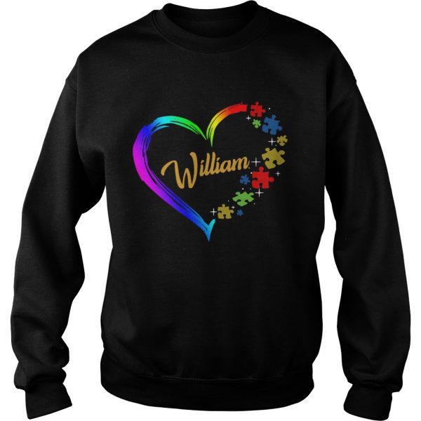 Autism Puzzle Heart Personalized  Sweatshirt