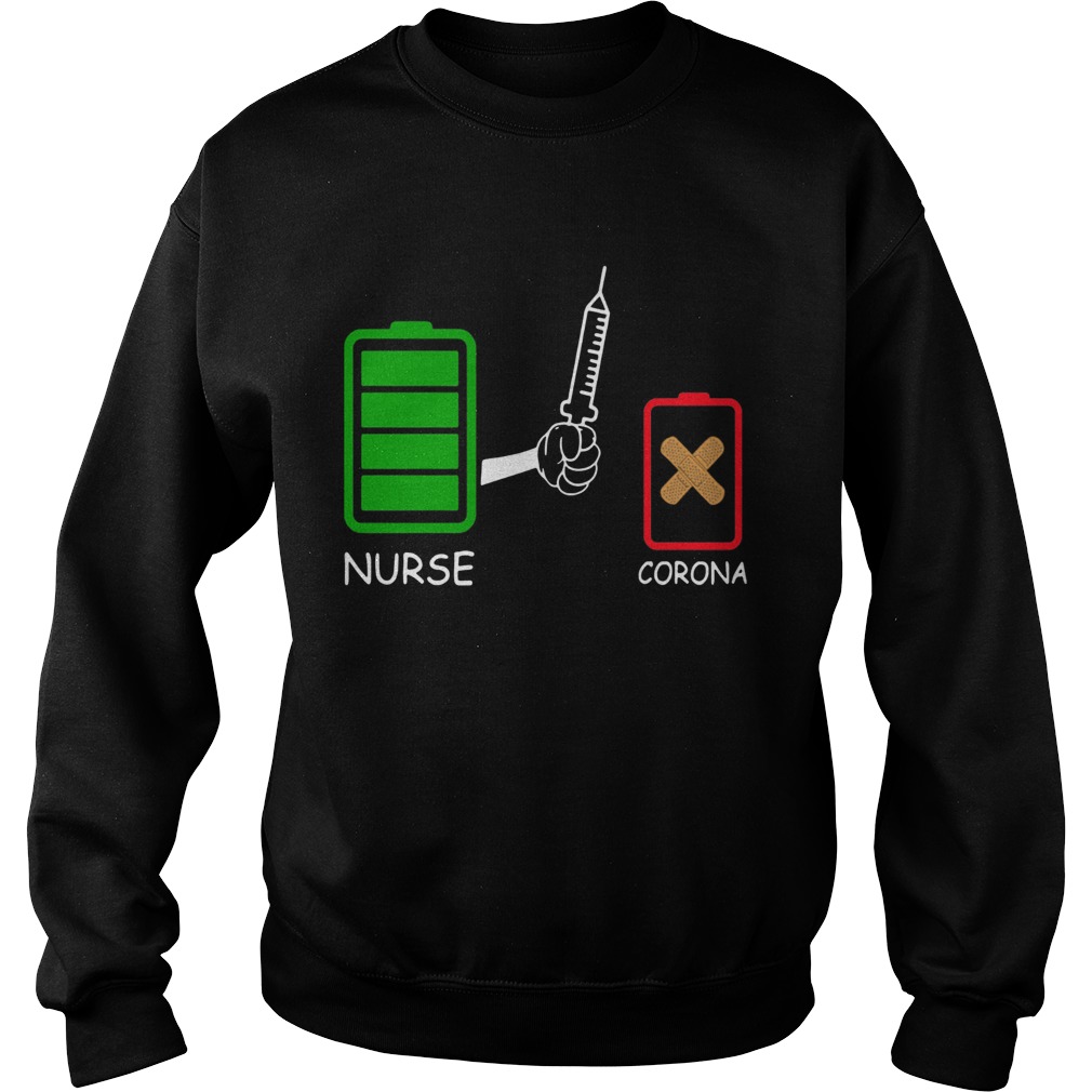 Battery source Nurse and Coronavirus Sweatshirt