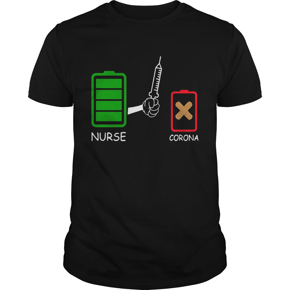 Battery source Nurse and Coronavirus shirt