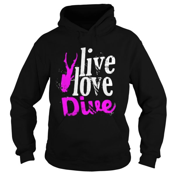 Live Love Dive  Hoodie