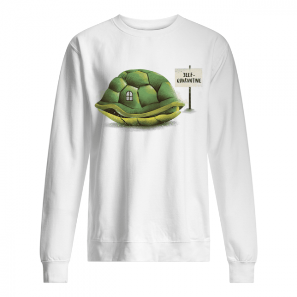 Stay Home Green Turtle Shirt Unisex Sweatshirt