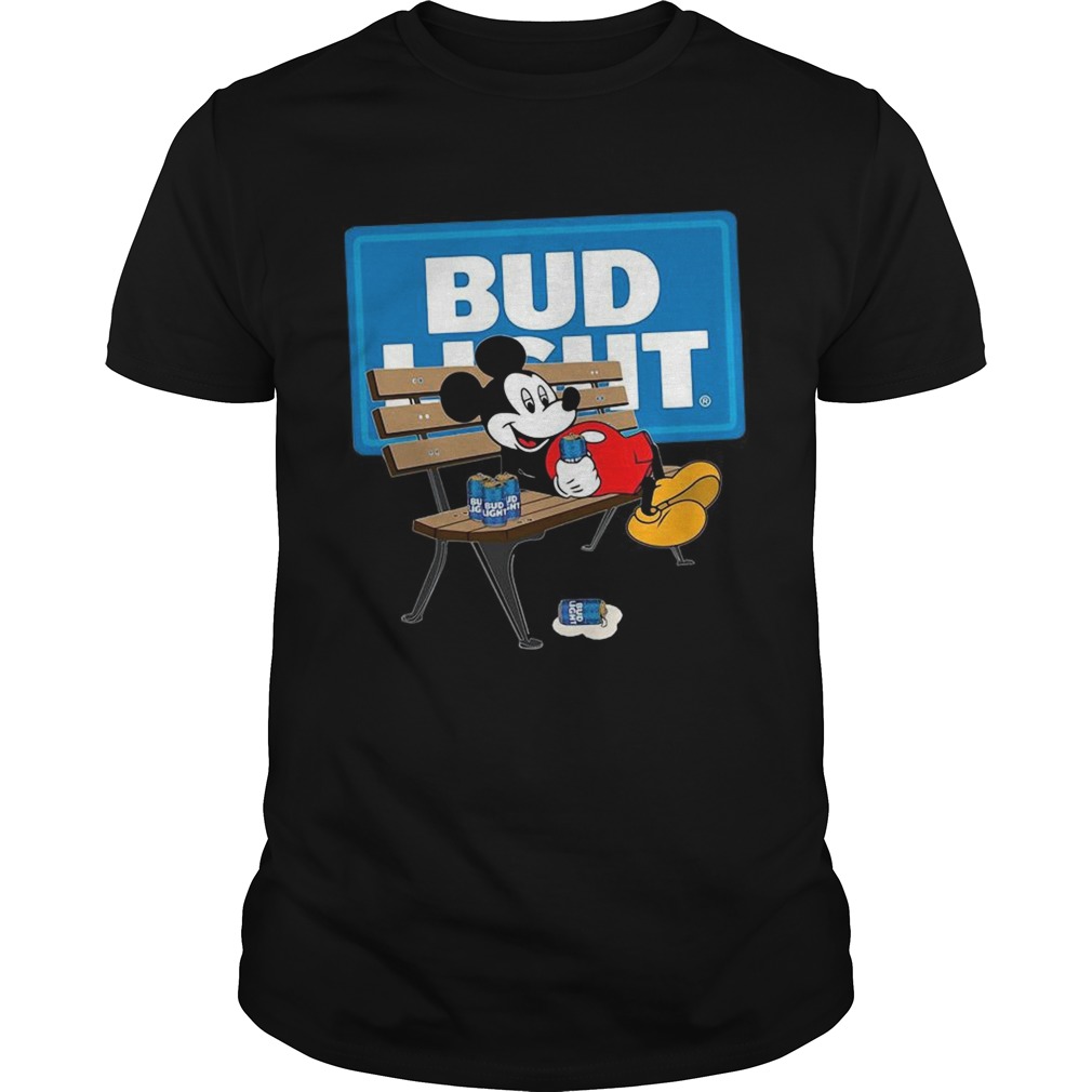 Mickey Mouse Drinking Bud Light Beer  Unisex