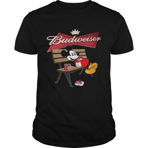 Mickey Mouse Drinking Budweiser Beer  Unisex