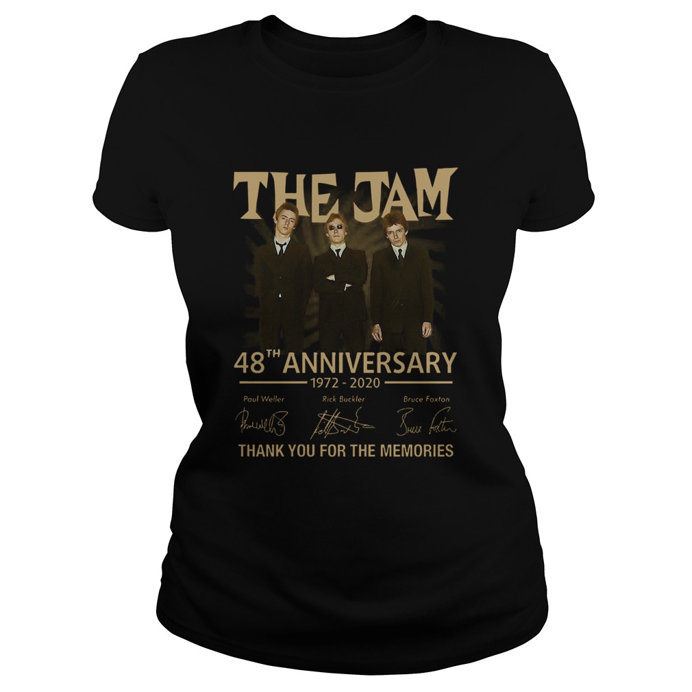 The Jam 48th Anniversary 1972 2020 Thank You For The Memories  Classic Ladies