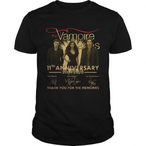 The Vampire Diaries 11th Anniversary 20092020 Signatures Thank You For The Memories  Unisex