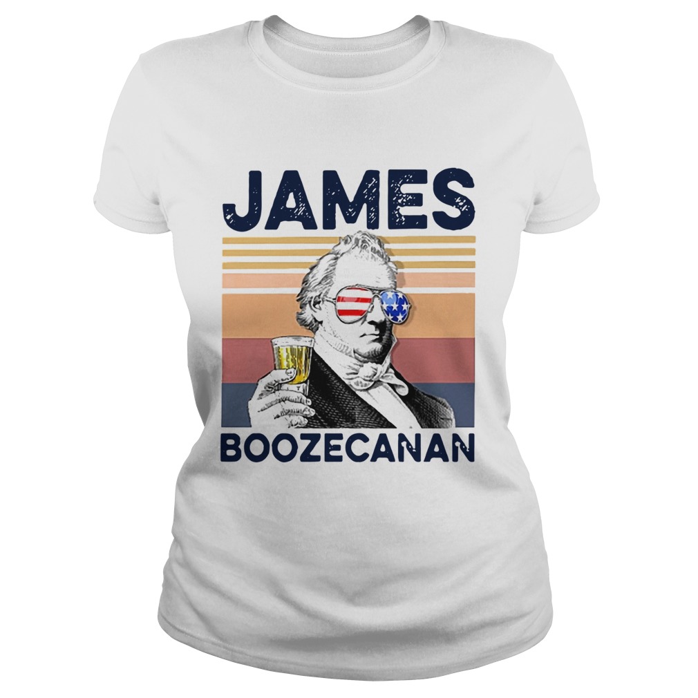 American Flag James Boozecanan  Classic Ladies