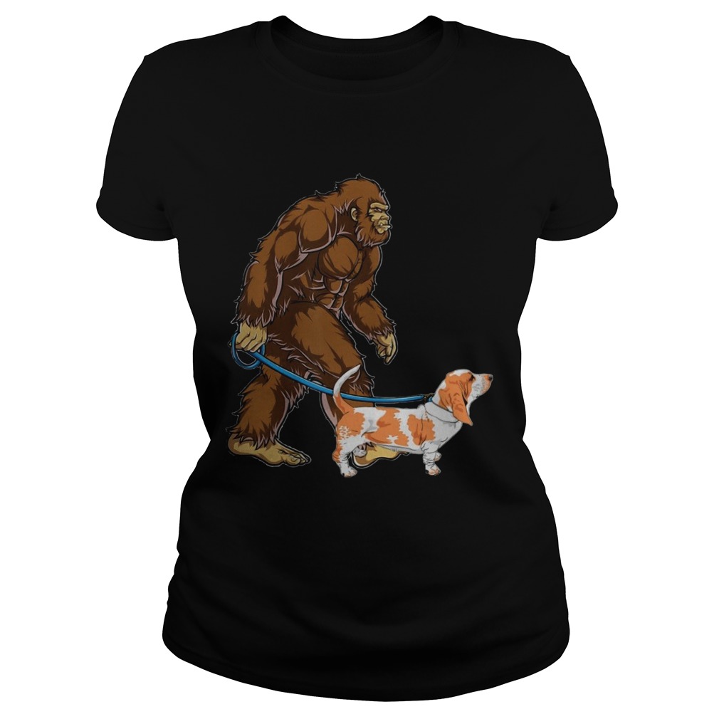 Bigfoot Sasquatch Walking Basset  Classic Ladies