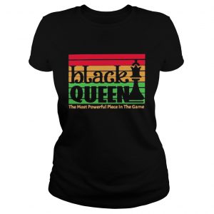 Black Queen The Most Powerful Piece In The Game Vintage Retro  Classic Ladies