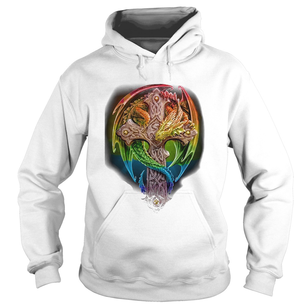 cross color hoodie