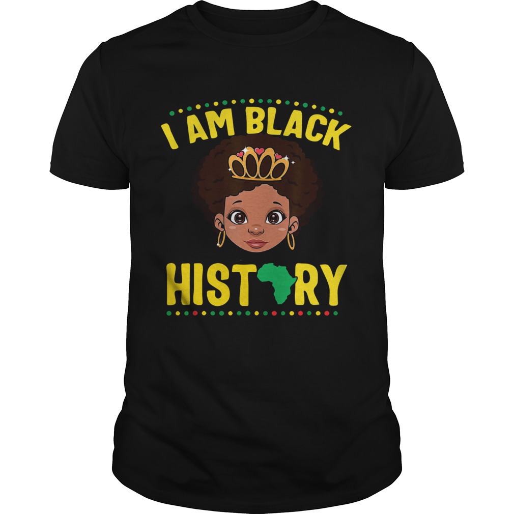 I Am Black History Educated Black History Women Flag Africa shirts