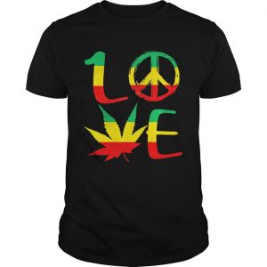 Love Marijuana Leaf LGBT  Unisex