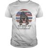 Red white and dachshund american flag independence day vintage retro  Unisex