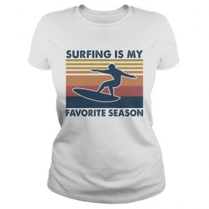 Surfing is my favorite season vintage retro  Classic Ladies