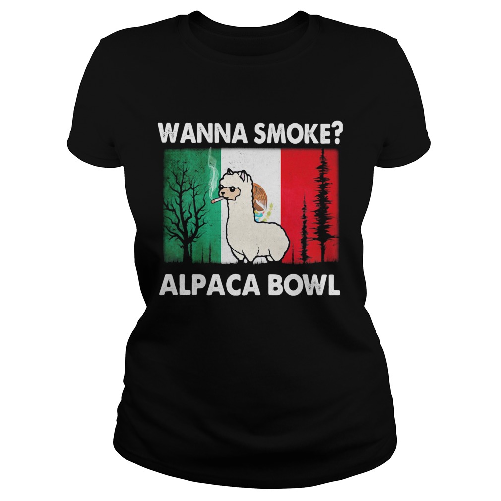 Wanna smoke alpaca bowl  Classic Ladies