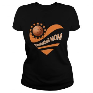 Basketball mom heart american flag independence day  Classic Ladies