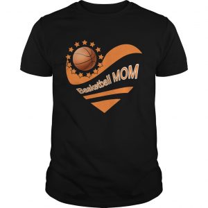 Basketball mom heart american flag independence day  Unisex