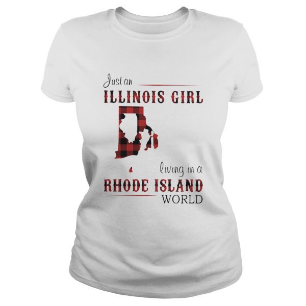 Just an ILLINOIS GIRL living in a RHODE ISLAND world Map  Classic Ladies