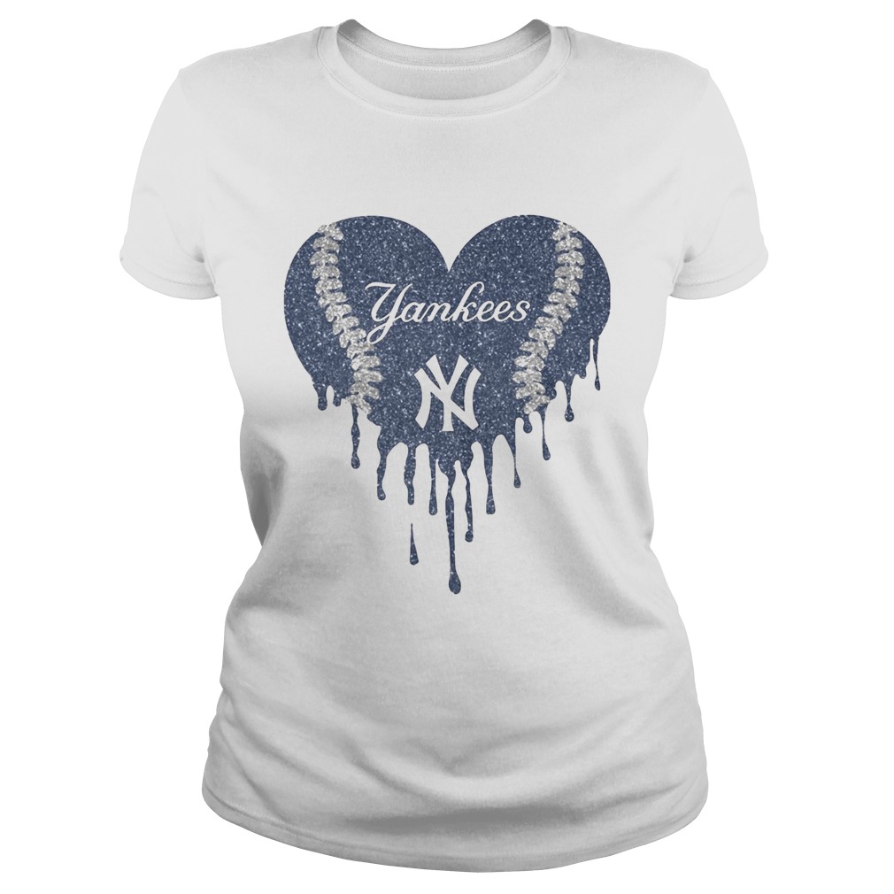 Download Love New York Yankees Baseball Heart Diamond Shirt Trend T Shirt Store Online