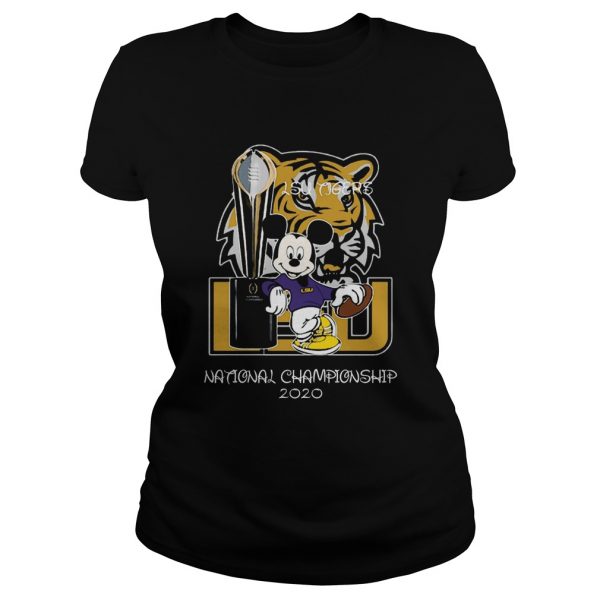 Mickey Mouse LSU Tigers National Championship 2020  Classic Ladies