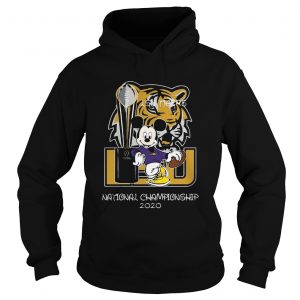 Mickey Mouse LSU Tigers National Championship 2020  Hoodie