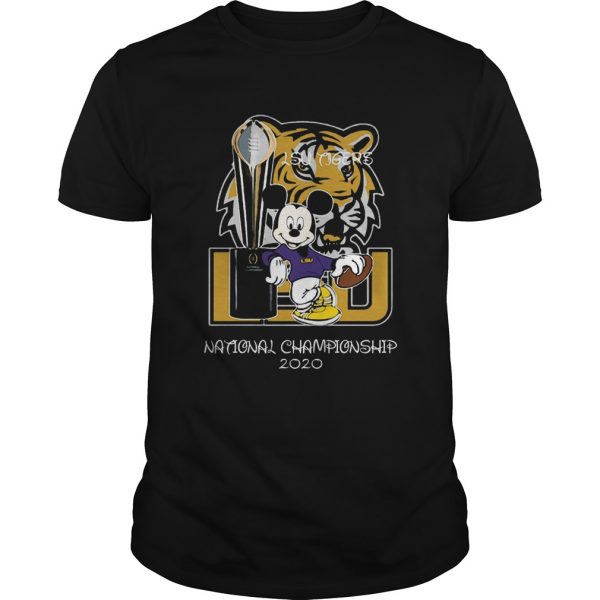 Mickey Mouse LSU Tigers National Championship 2020  Unisex