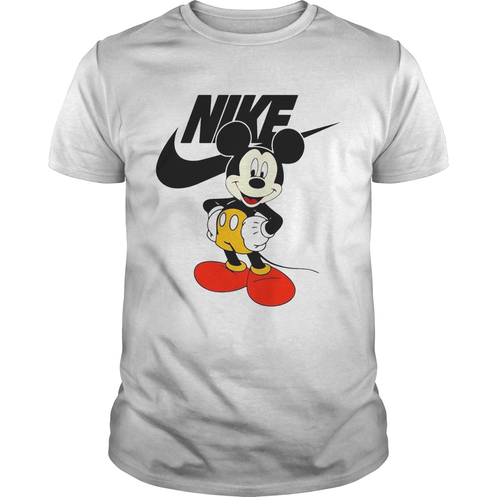 Mickey nike logo shirt Shirt