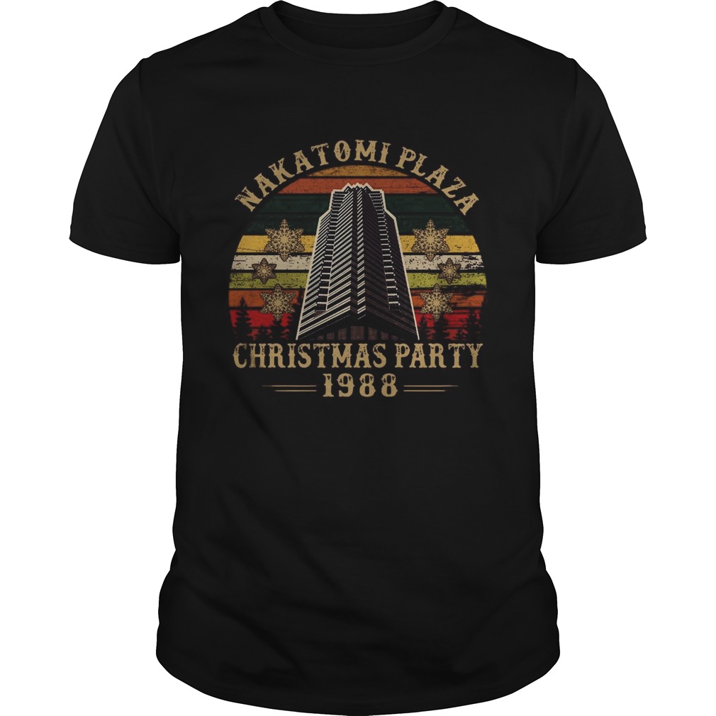 Nakatomi Plaza Chirtmast Party 1988 Vitage shirt