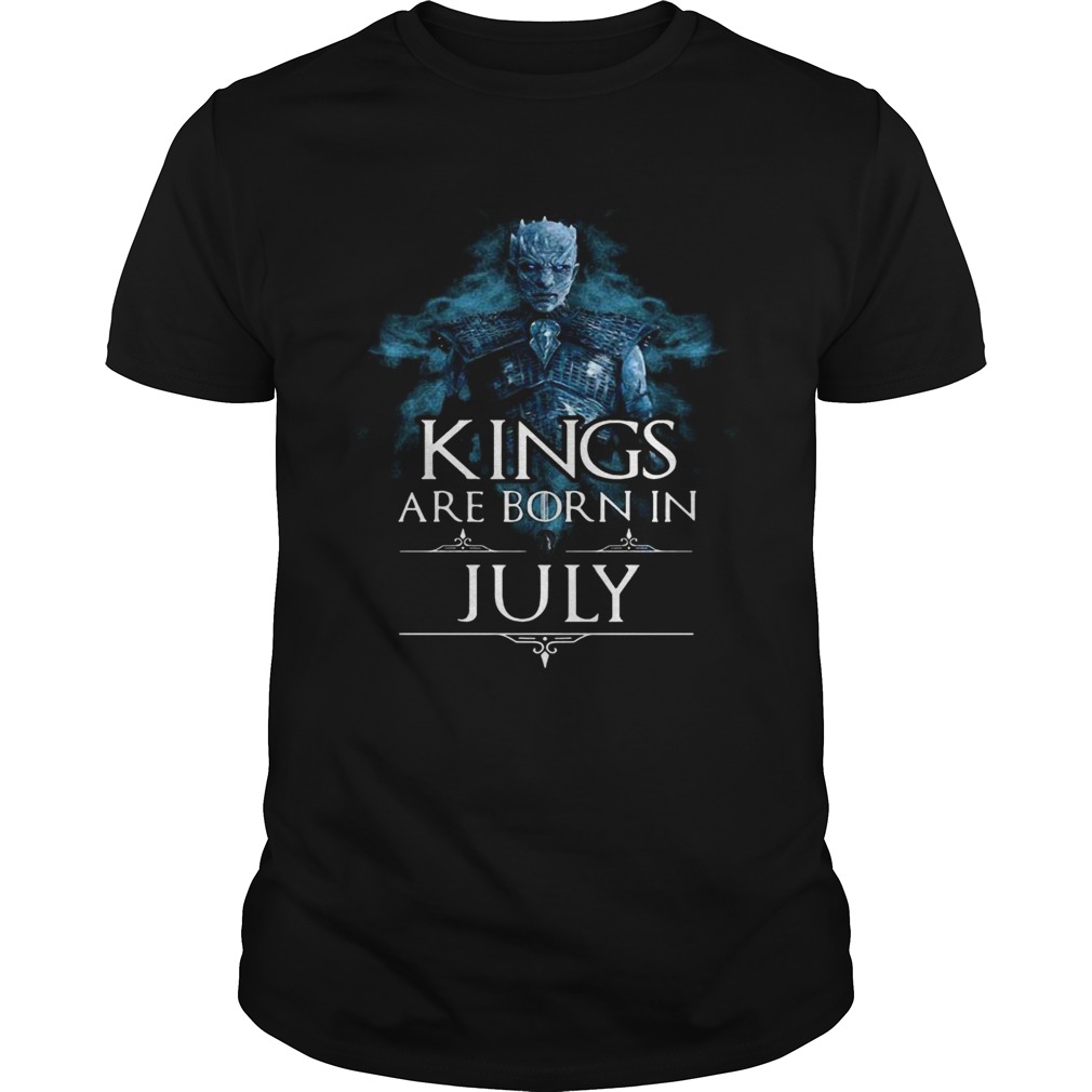 Night king kings are born in july shirt