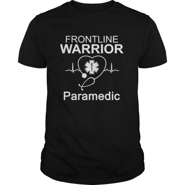 Nurse frontline warrior paramedic stethoscope heartbeat  Unisex