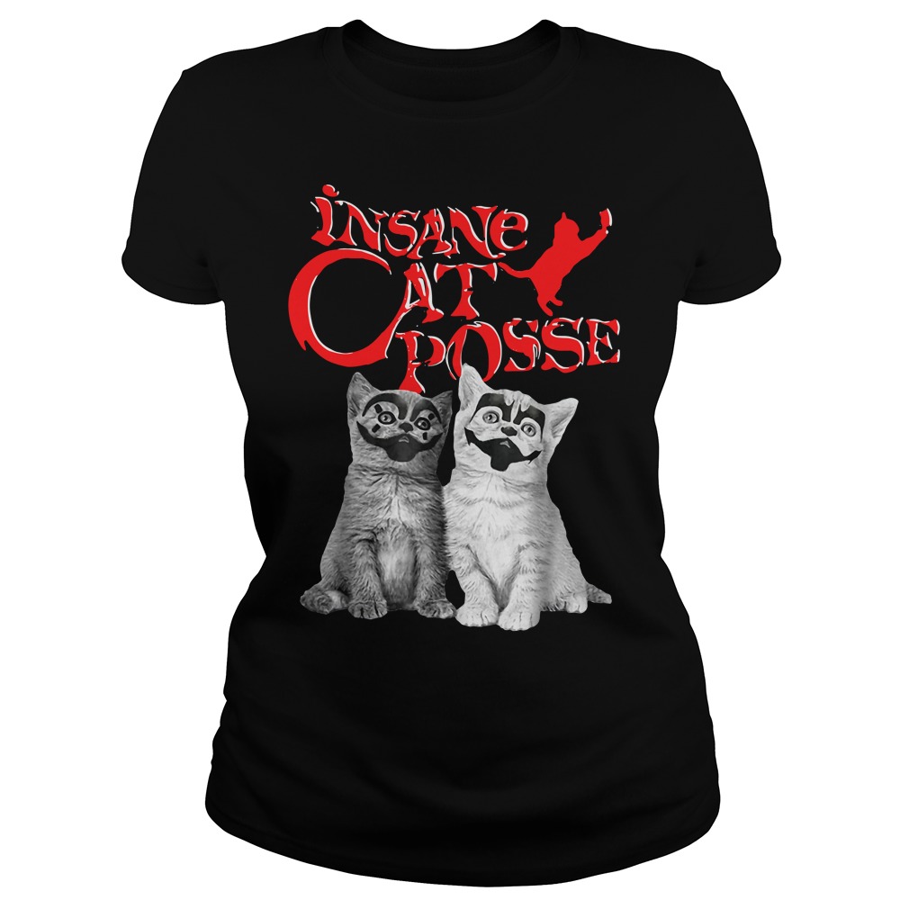 Official Insane Cat Posse Halloween Costume Gift  Classic Ladies