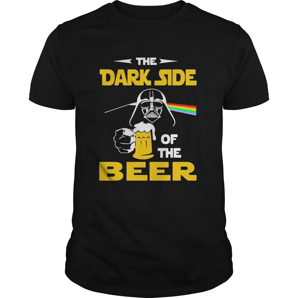 Star wars darth vader the dark side of the beer shirt