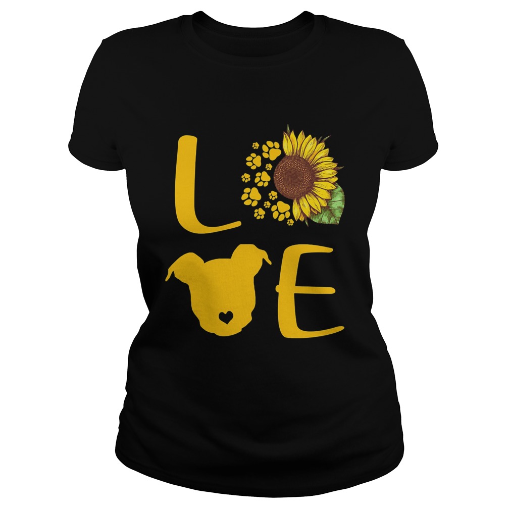 Sunflower dog paw love  Classic Ladies