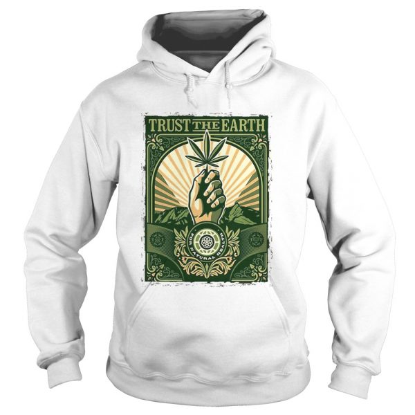 Trust the Earth weed hand black lives matter green  Hoodie