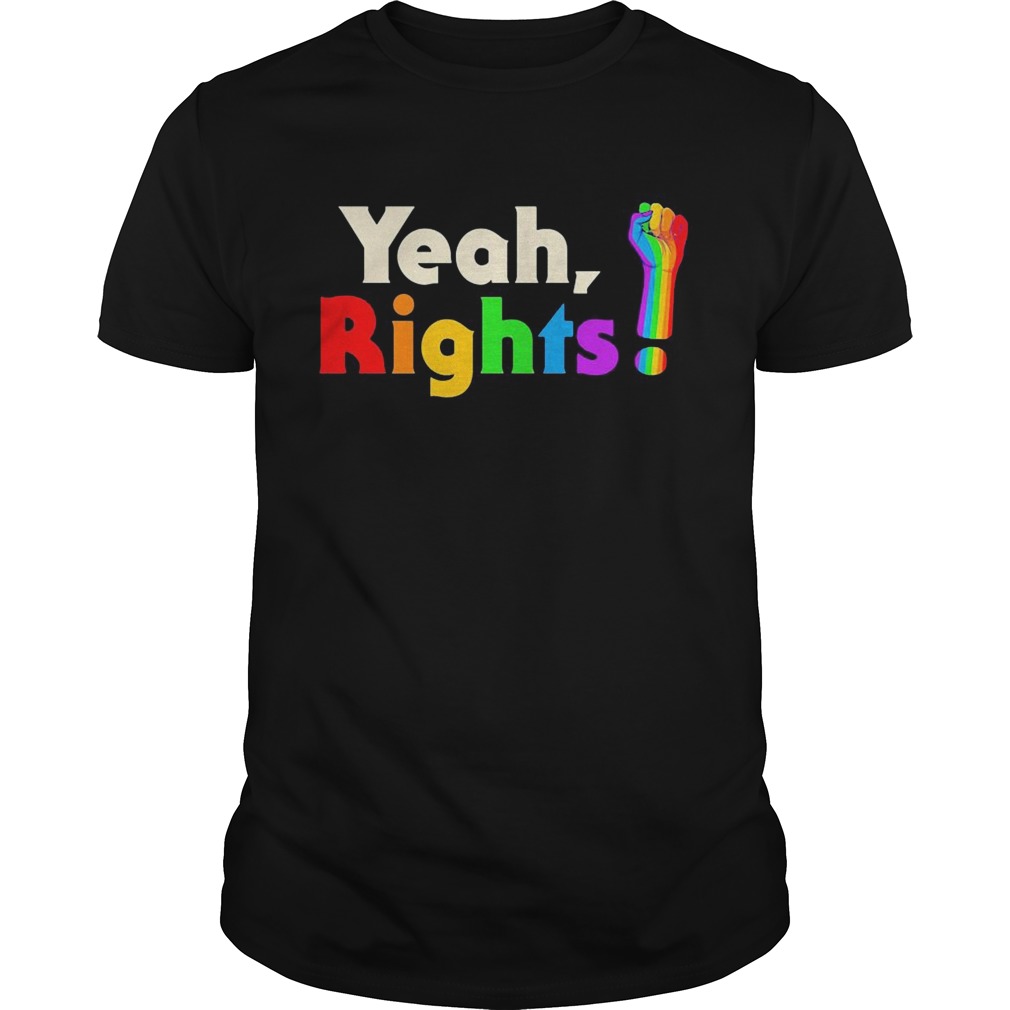 Yeah rights black lives matter LGBT shirt