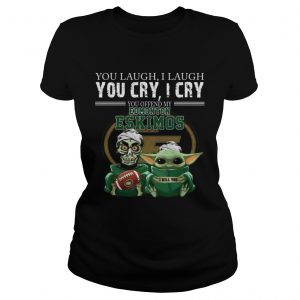 Baby yoda super you laugh i laugh you cary i cry you offended my edmonton eskimos i kill you  Classic Ladies