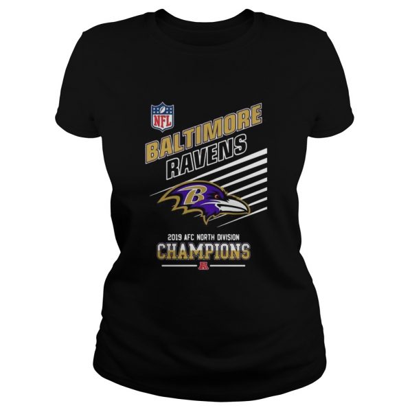 Baltimore ravens football 2019 afc north division champions  Classic Ladies