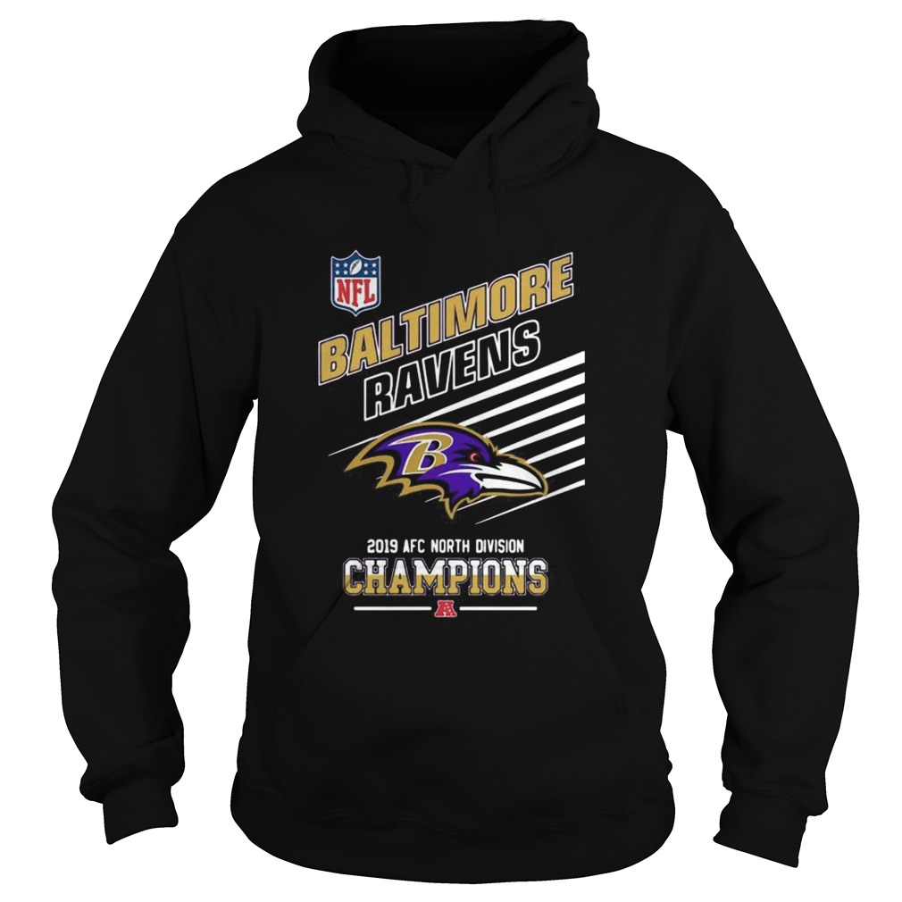 Baltimore ravens football 2019 afc north division champions  Hoodie