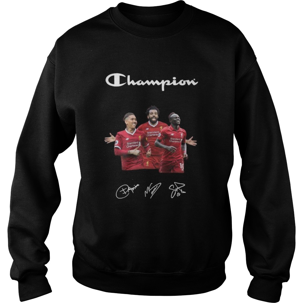Champions liverpool football club player signatures  Sweatshirt