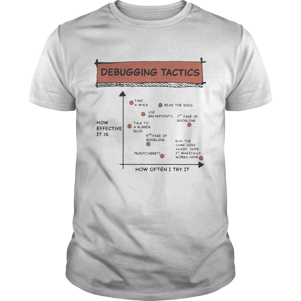 Debugging tactics shirt