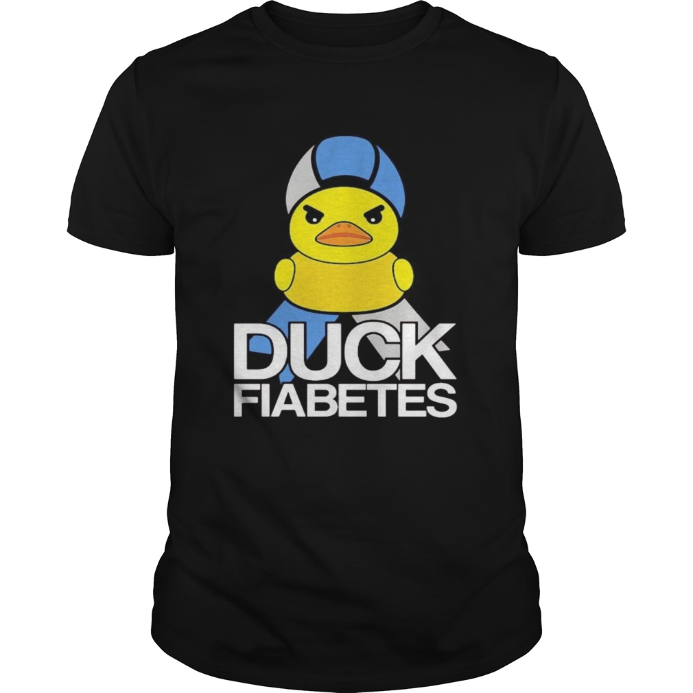 Diabetes cute duck fiabetes shirt