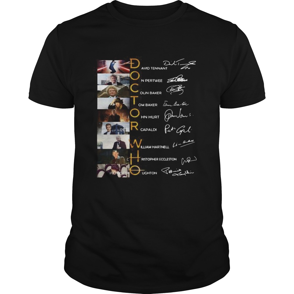Doctor who characters signatures  Unisex