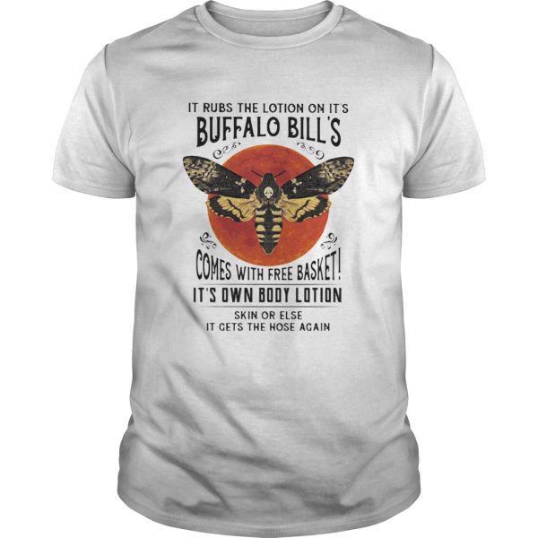 It rubs the lotion on its buffalo bills comes with free basket its own body lotion skin or else Unisex