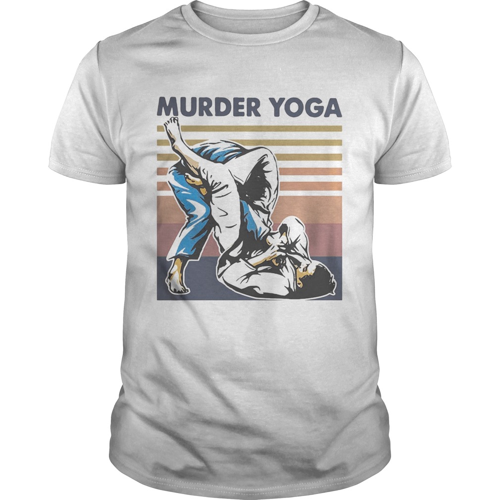 MURDER YOGA VINTAGE RETRO shirts