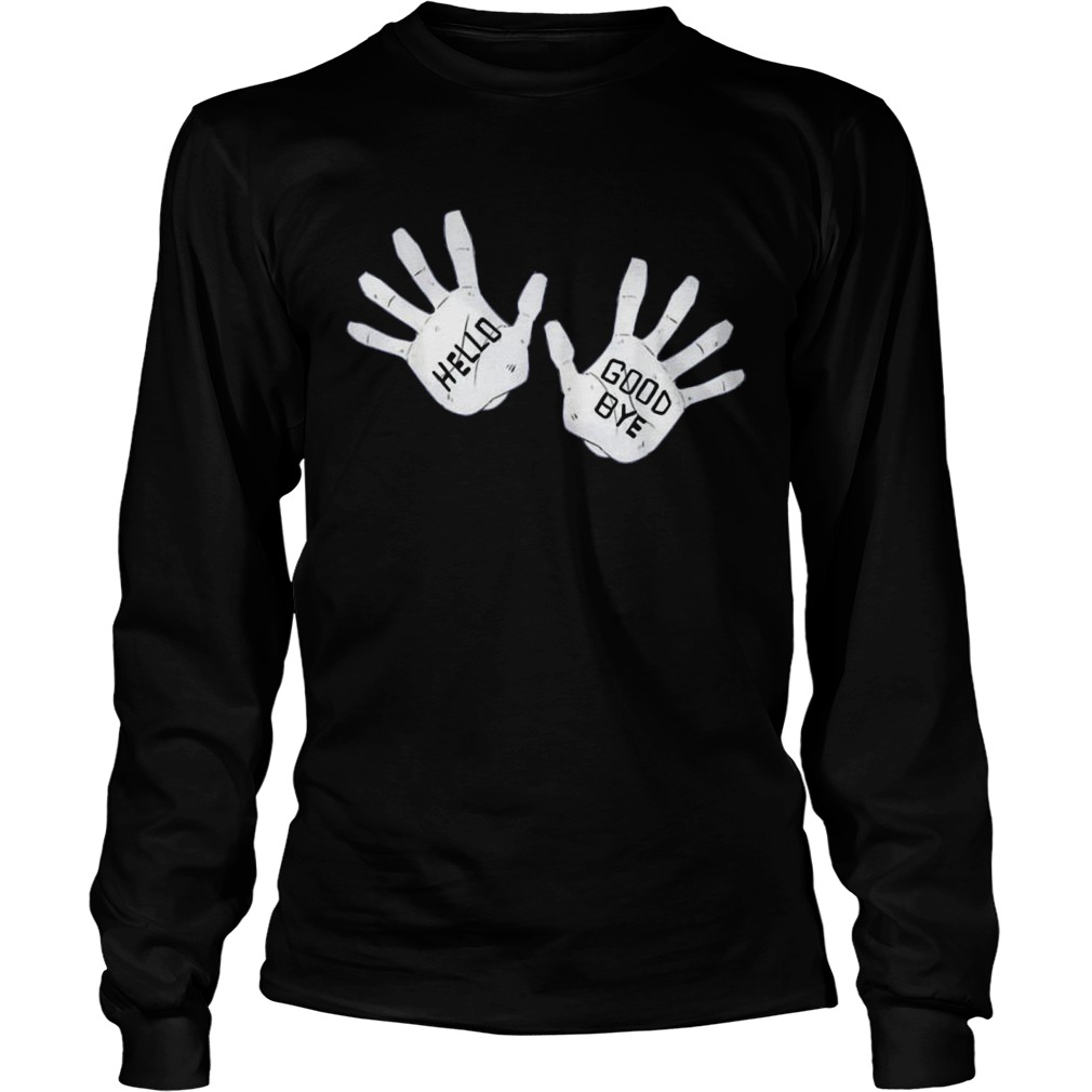 The Hello Goodbye Hands Academy Shirt Trend T Shirt Store Online