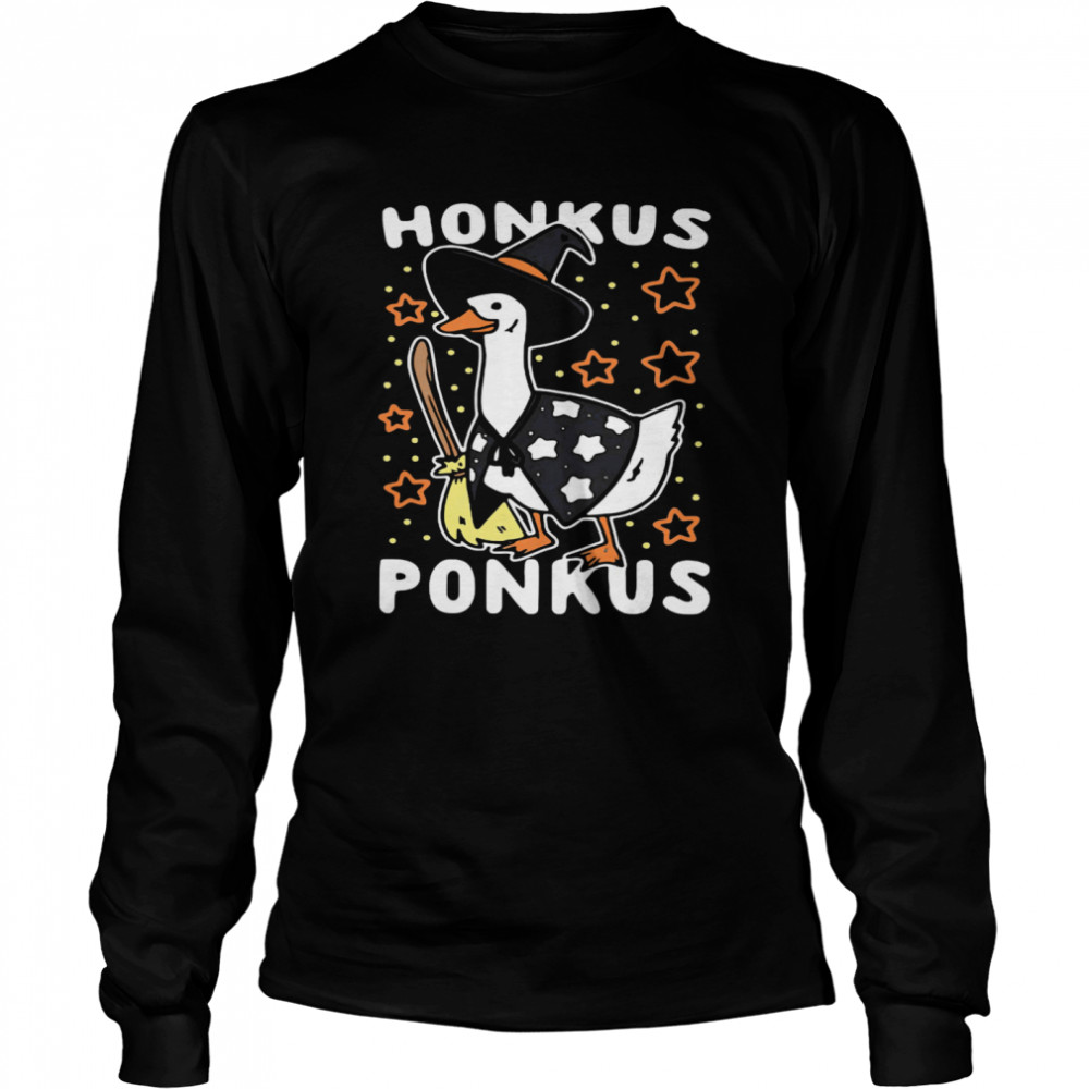 Duck Honkus Ponkus Hallween  Long Sleeved T-shirt