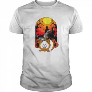 Guinea Pig Witch Pumpkin Halloween  Classic Men's T-shirt