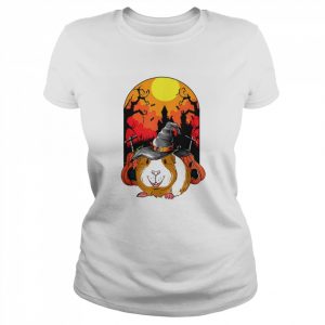 Guinea Pig Witch Pumpkin Halloween  Classic Women's T-shirt