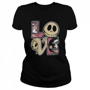 Jack Skellington And Sally Love  Classic Women's T-shirt
