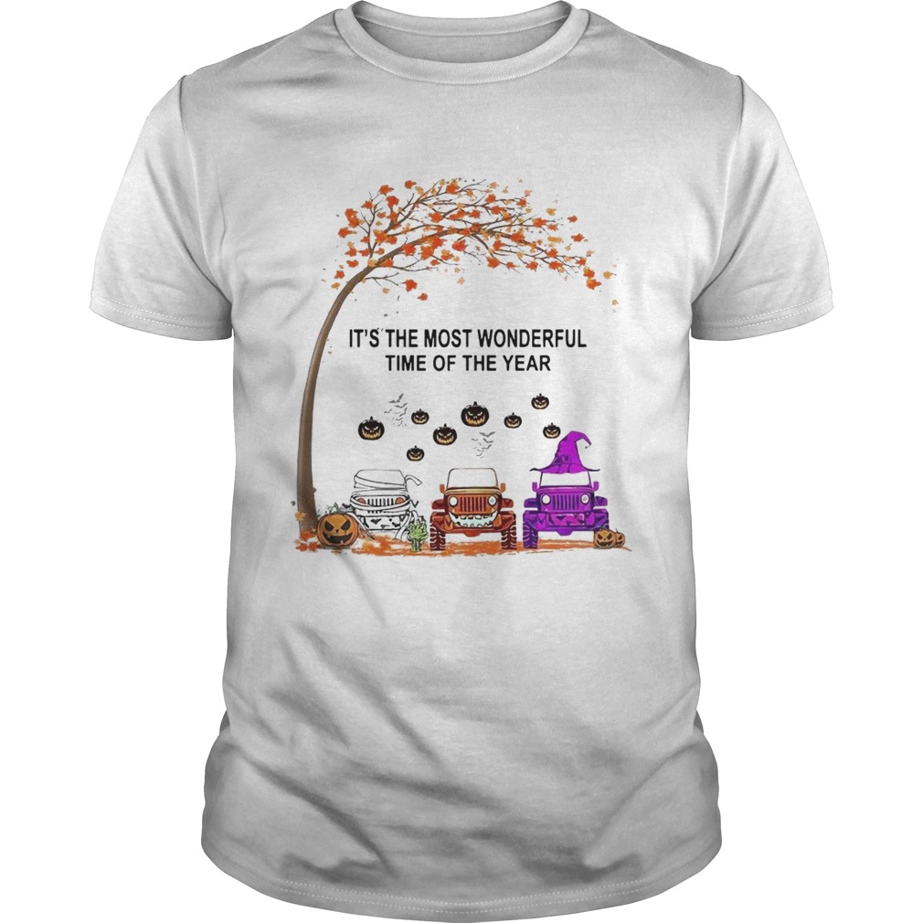 Jeep Is The Most Wondrful Time Of The Year Halloween shirt