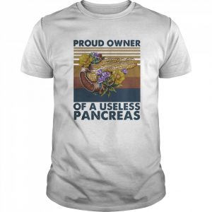 Proud owner of a useless pancreas flower vintage  Classic Men's T-shirt